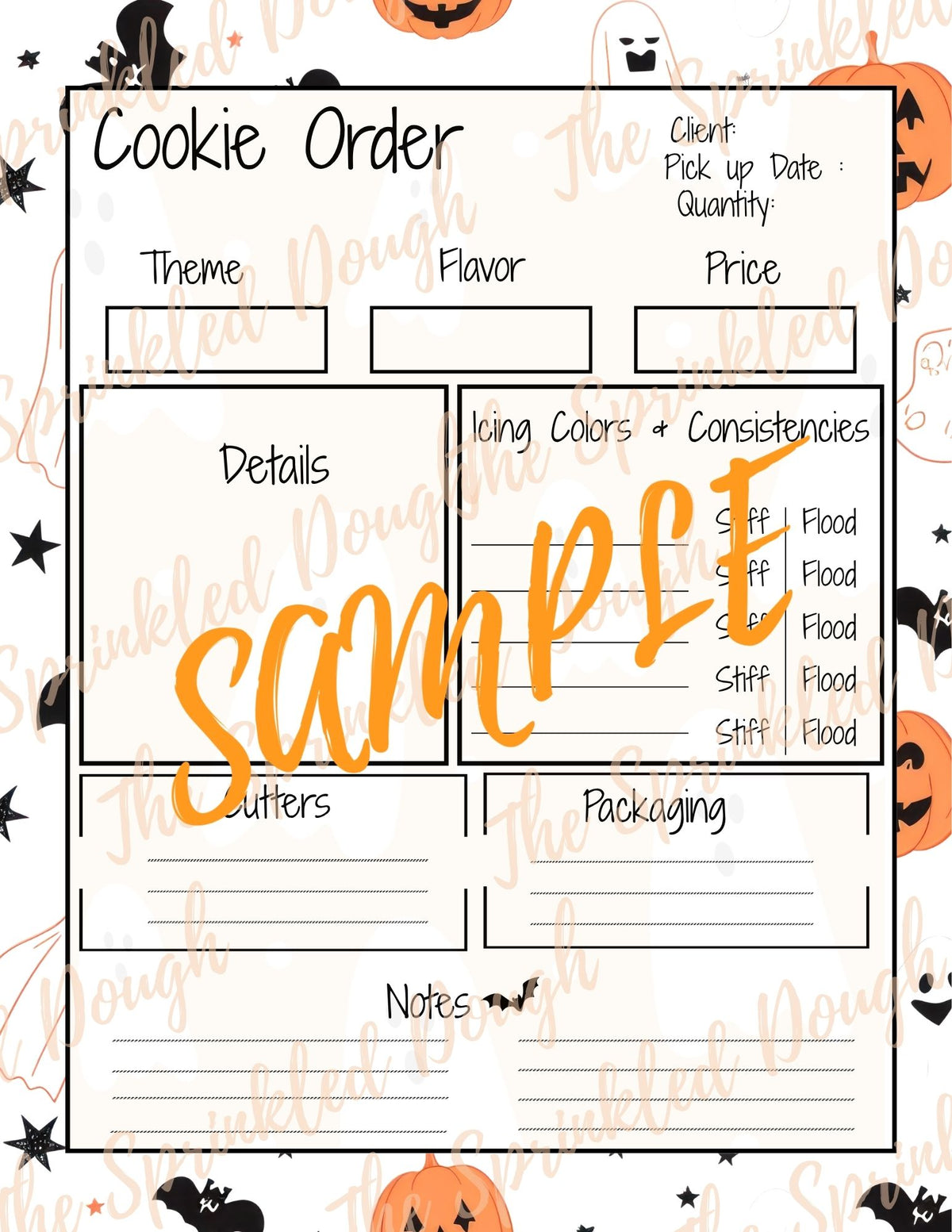 Cookie Order Form