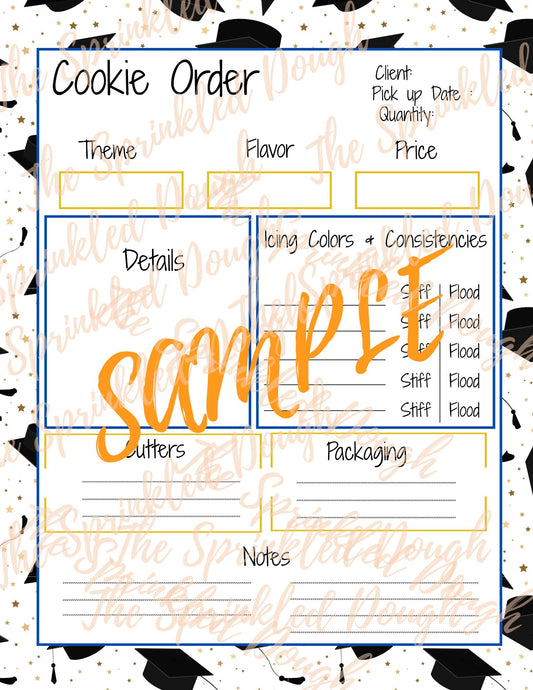Cookie Order Form