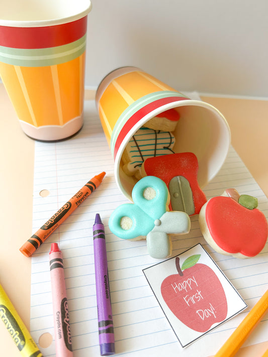 Back-to-School Mini Cookie Cups