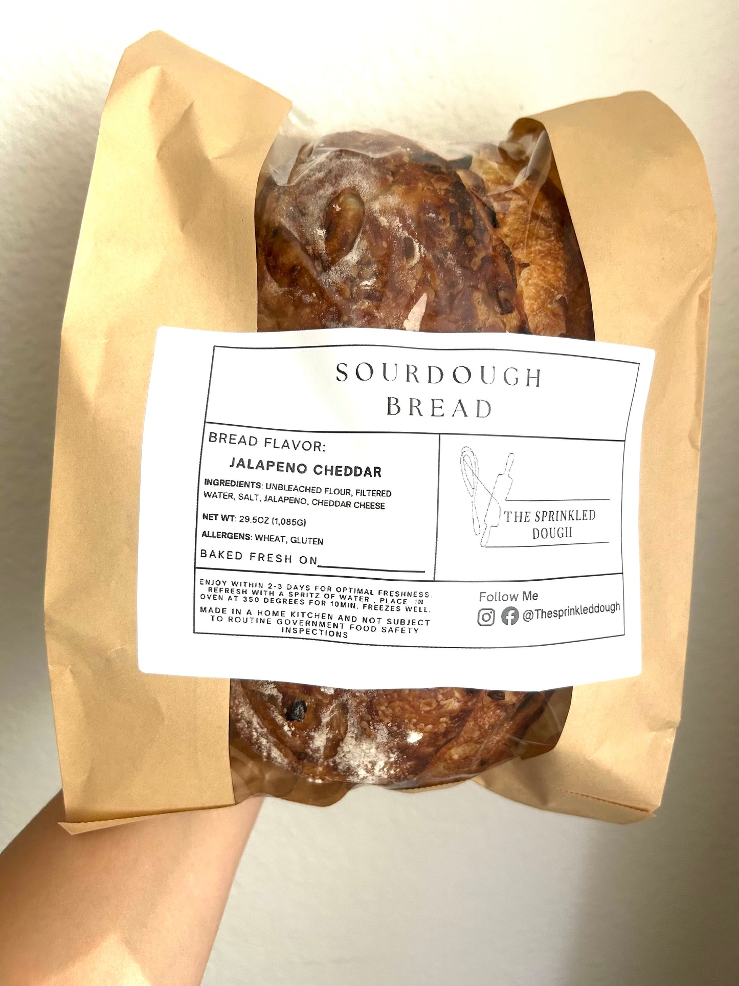 Jalapeno & Cheddar Sourdough