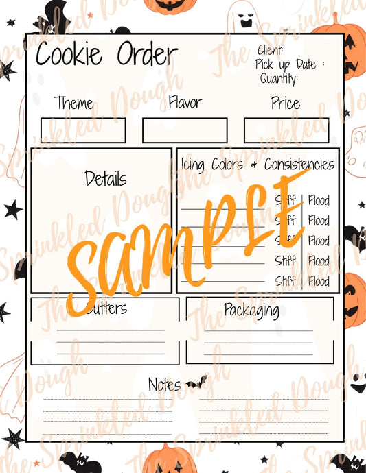 Cookie Order Form