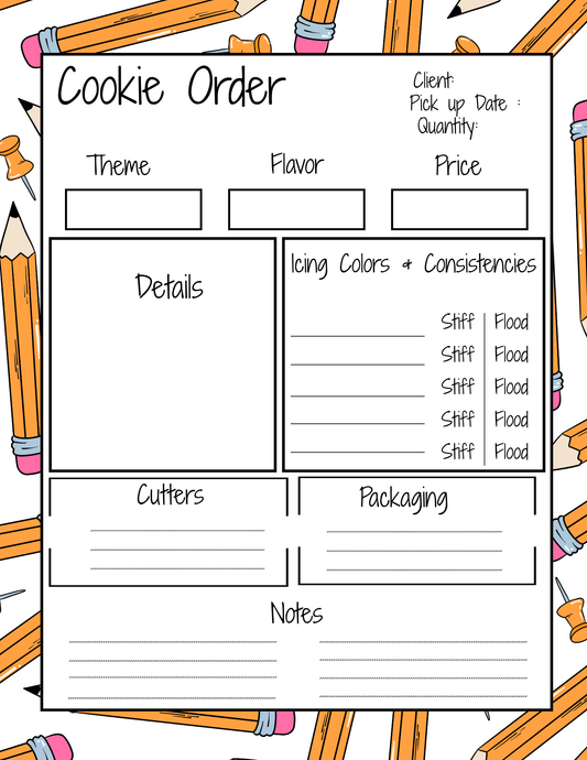 Cookie Order Form