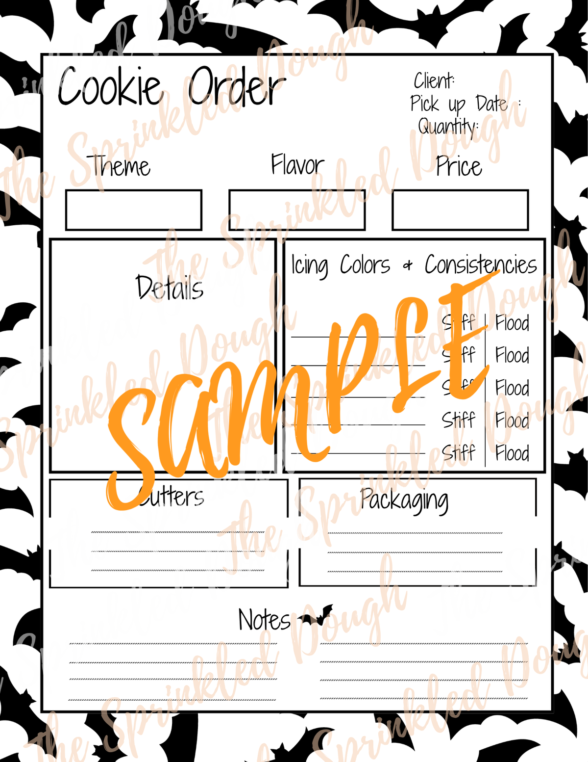 Cookie Order Form