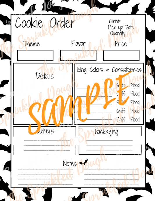 Cookie Order Form